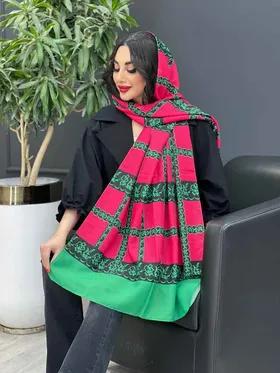 شال طرح گل ولنتینو