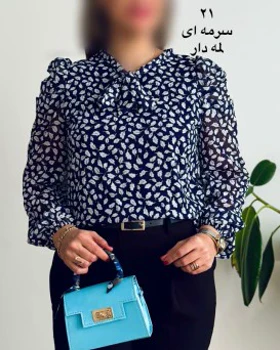 شومیز حریر آستین پفی5
