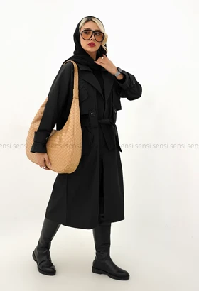 بارانی سانتانا آستر دار جیب نما@کد1004803