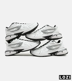 کفش کتانی مردانه سفید طوسی DIESEL S-SERENDIPITY SPORT مدل 5382