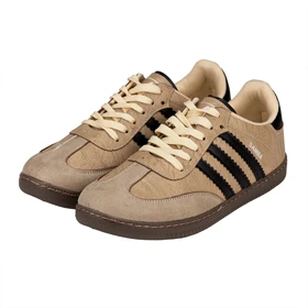 کفش کتانی زنانه آدیداس سامبا کرم مشکی کد 2279