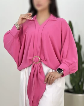 شومیز سگک دار پگاه(38)کد:5204