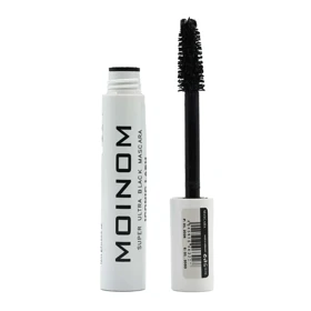 ریمل حجم‌دهنده Moinom مدل Super Ultra Black Mascara حجم 10 میلی‌لیتر
