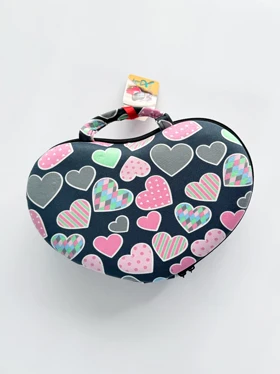 کیف لباس زیر قلبی صورتی طرح قلب