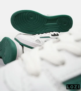 کفش کتانی مردانه سفید سبز NIKE AirForce Draw