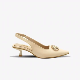 کفش مجلسی زنانه پاشنه‌دار 3 سانت مدل 400348 _ sandal valentino