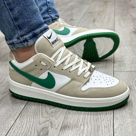 کفش کتانی اسپرت مردانه رنگ سفید کرم مدل نایک ایر NIKE