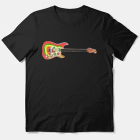 تیشرت guns n roses گانز ان روزز George Harrison Guitar Sticker کد 181511