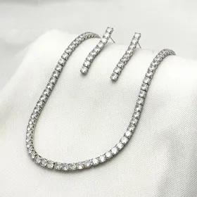 نیم ست فوق العاده کریستالی جذاب طرح بهدیس به معنای خوش رنگ و خوشگل
