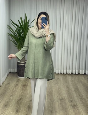مانتو شومیزی شانتون کد 2066