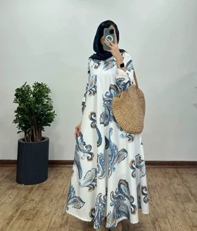 پیراهن بلند سوپر کلوش ایتالیا(ایراد دار)