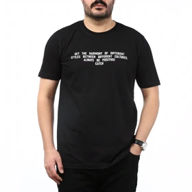 تیشرت آستین کوتاه چاپی مردانه سیزر مدل 15518811