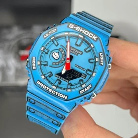 ساعت مچی مردانه جیشاک(G-Shock) 2100 مانگا انیمه رنگ آبی