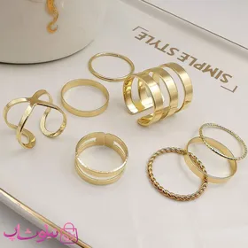 پک انگشتر و بند انگشتی دخترانه 8 عددی