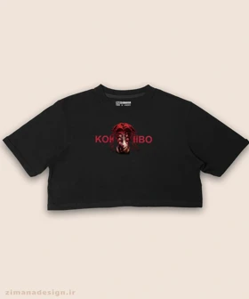 کراپ زنانه طرح شیطان کش شخصیت کوکوشیبو کد 967