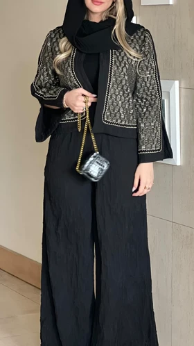 کت ژاکارد ترک