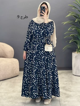 3163-پیراهن بلند نوردخت