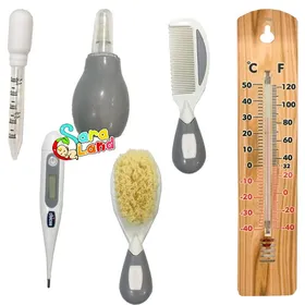 کیف بهداشتی چیکو بی بی 15 تکه طوسی