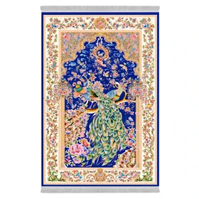 فرشینه از جنس پارچه هازان مخمل ترک طرح سنتی و مدرن برند دفه کد DAMG673