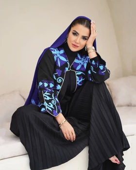 ست کت بخارایی با شلوار پلیسه ای مجلسی