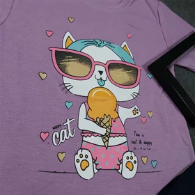 تیشرت ساپورت دخترانه CAT