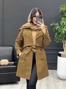 بارانی یقه دوبل