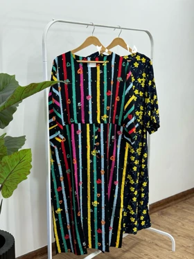 پیراهن بلند نخی آفتاب