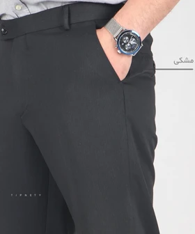شلوار پارچه ای مردانه راسته ساده 0902