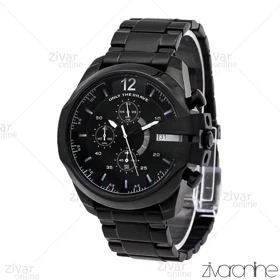 ساعت دیزل زنانه شاخدار تمام مشکی 106243