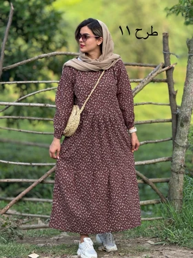 پیراهن مانتویی تبسم