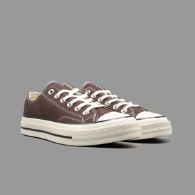 کانورس آل استار 1970 قهوه ای ساق کوتاه Converse All Star Chuck Taylor 1970s Brown Lowtop