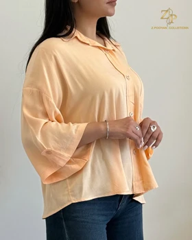 شومیز زنانه لینن نخ کویین