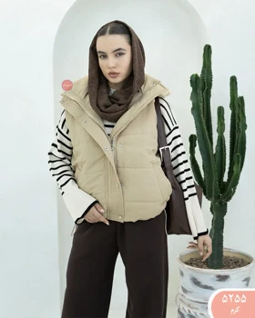 پافرکلاه داربغل گت 5255