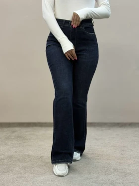 شلوار جین بوتکات سرمه ای 8354