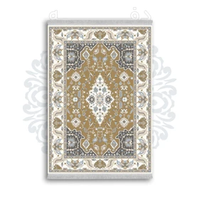فرشینه از جنس پارچه هازان مخمل ترک طرح سنتی و مدرن برند دفه کد DAMG398