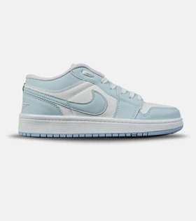 کفش کتانی مردانه و زنانه آبی سفید NIKE jordan 1 مدل 7913