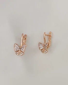 گوشواره پروانه ای ژوپینگ