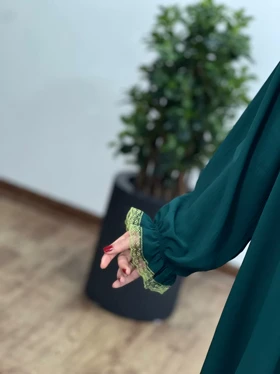 مانتو عبایی بلند رایلی کد 2475