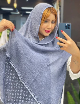 شال وارداتی حریر ملورین کد : L212