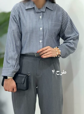 تونیک مانتویی راه راه ترند(ایراد دار)