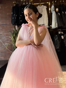 پیراهن تور بالاتنه پولکی