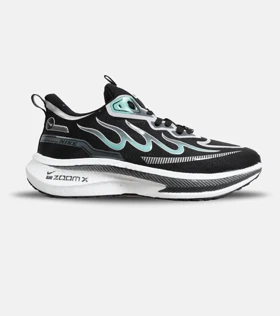 کفش کتانی مردانه مشکی آبی NIKE zoom X