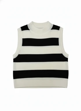 تاپ بافت راه راه زنانه رزمری مدل Rose Merry CL3253