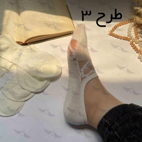 جوراب سفید توری مینیمال وارداتی