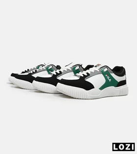 کفش کتانی مردانه سفید سبز مشکی FILA مدل 5374