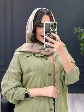مانتو دوجیب پایین هلال