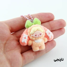 جاکلیدی عروسکی چشم بسته (نارنجی)