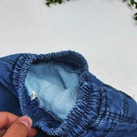 شلوار جین گرم داخل خز 4 تا 8 سال