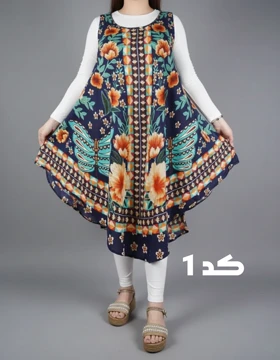 سارافون گلدوزی وارداتی تاپکی 7312