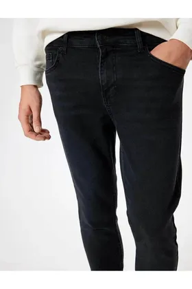 شلوار جین Skinny Fit - Michael Jean 5WAM40172ND